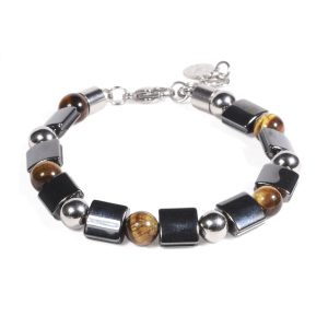 Brazalete B530 | Ámbar/Plateado