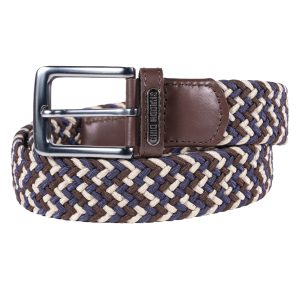 Cinturón Elasticado 2519 | Café/Azul/Beige
