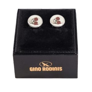 Cubre Botón Esmaltado Calavera | TB010
