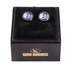Cubre Botón Esmaltado Calavera Colores | TB017