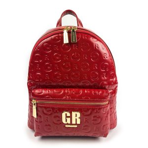 Mochila Eco Cuero 2108 Rojo