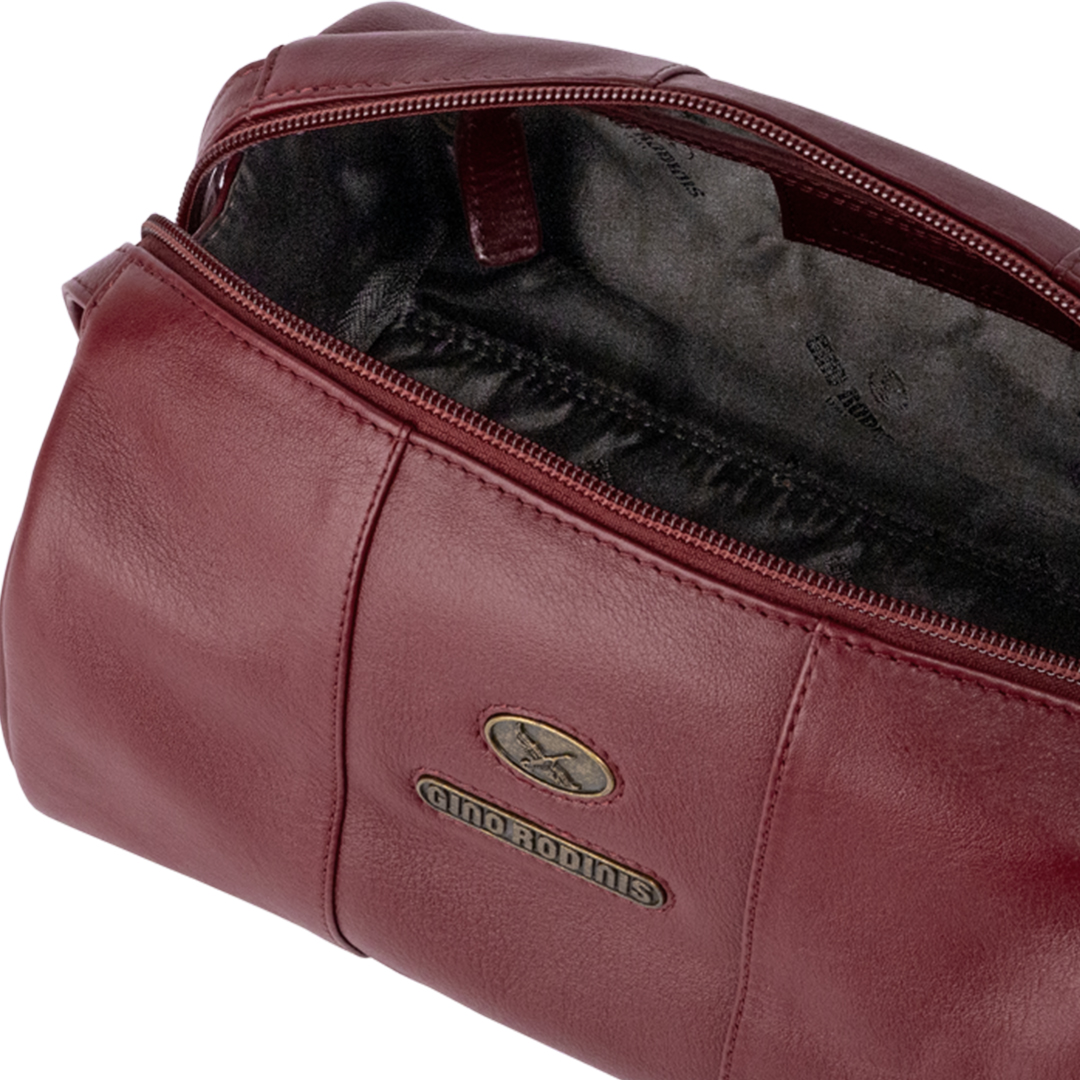 Necessaire de cuero 1293 Rojo - Imagen 6