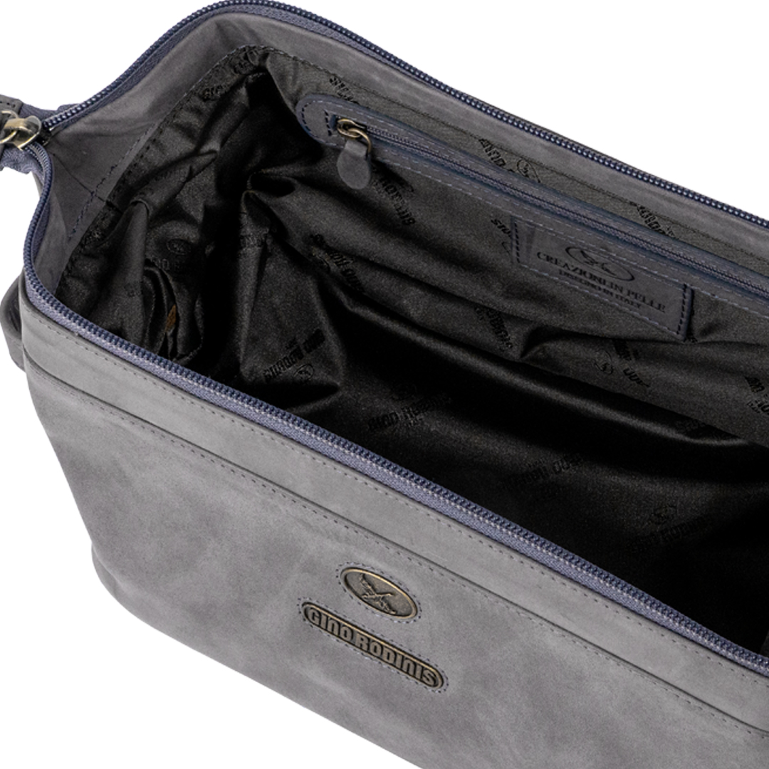 Necessaire de cuero 2452 Petroleo - Imagen 6