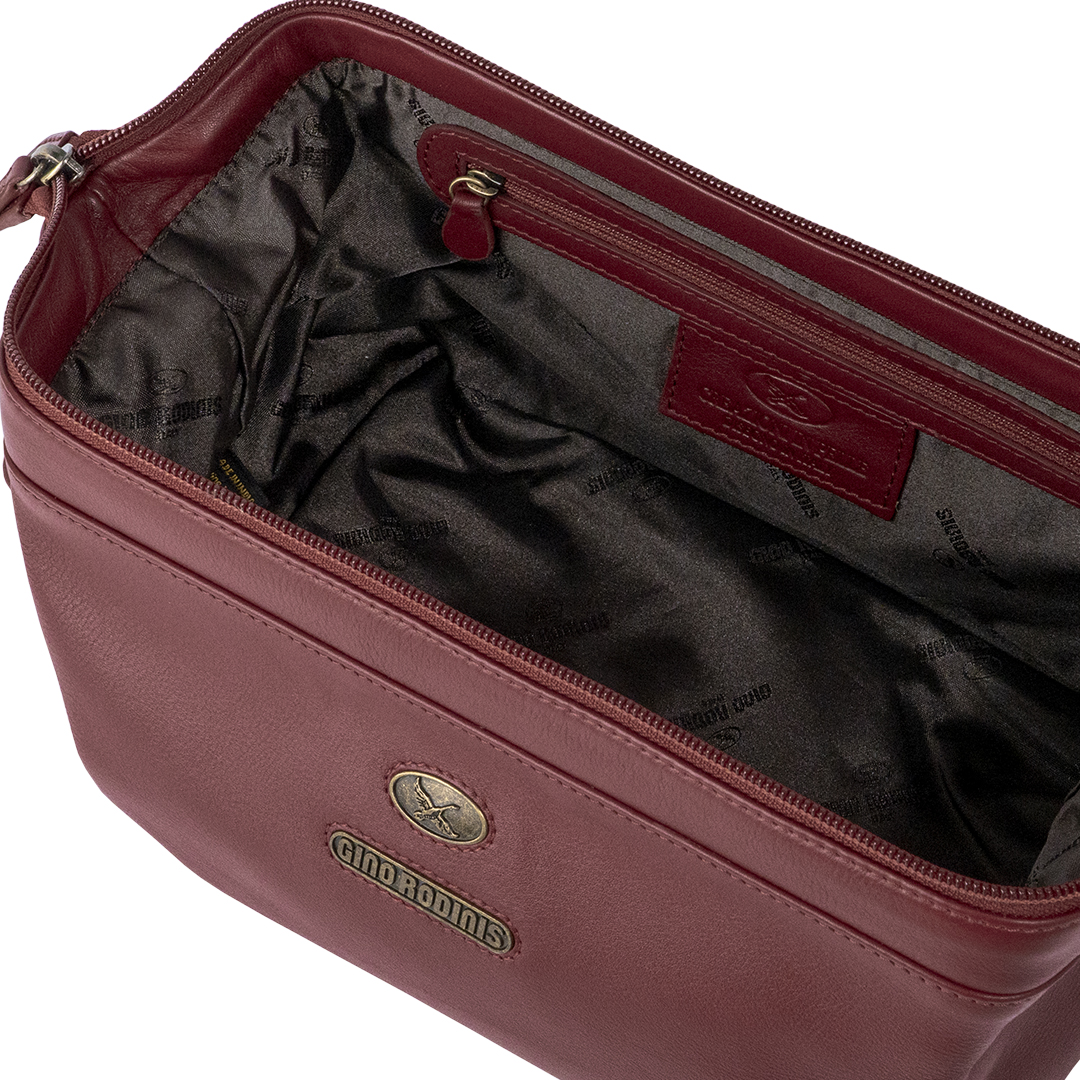 Necessaire de cuero 2452 Rojo - Imagen 6