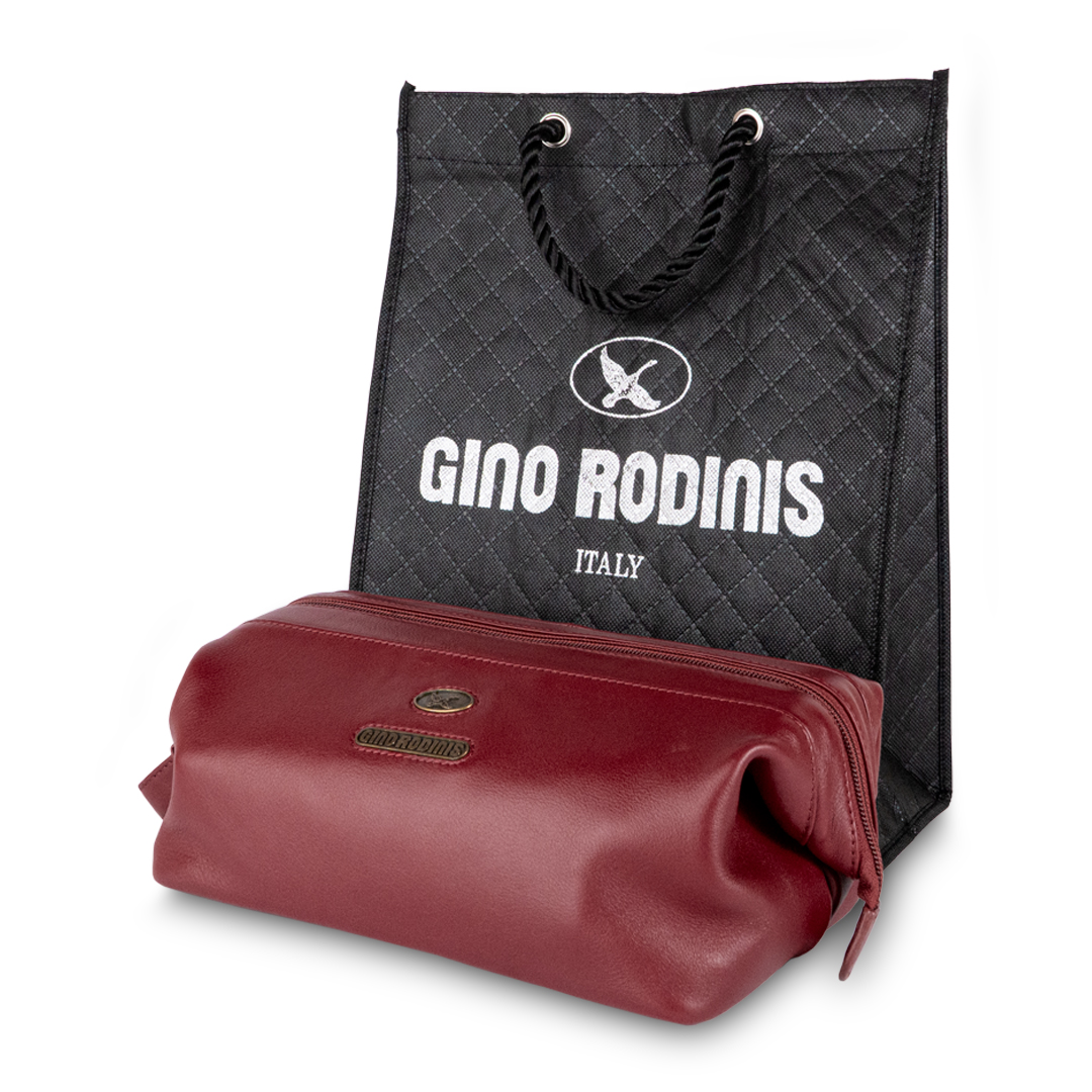 Necessaire de cuero 2452 Rojo - Imagen 7