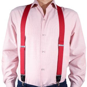 Suspensor Rojo con puntos Blancos | SP016