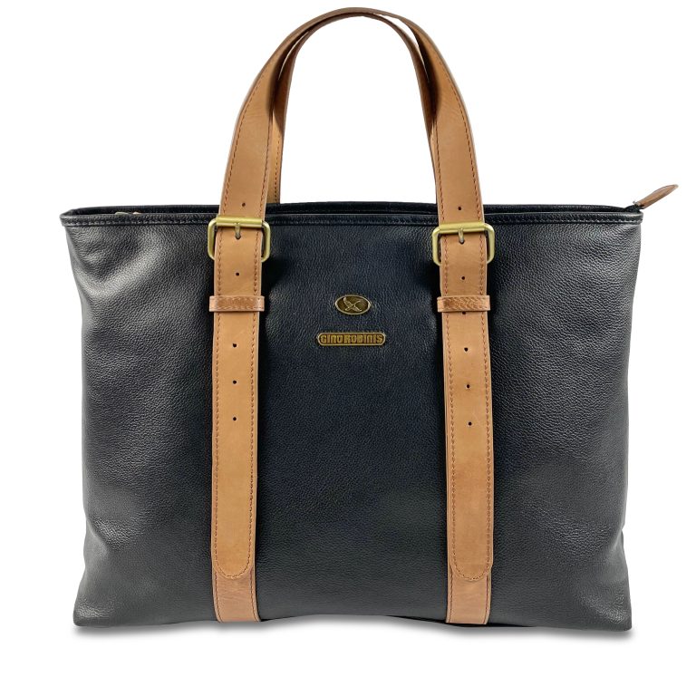 Tote Bag 2203 Negro/Beige