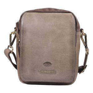 Morral de Cuero 1311 | Oliva - Café