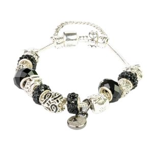 Brazalete B560 | Plata / Negro