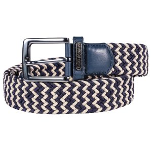 Cinturón Elasticado 2520 | Azul & Beige