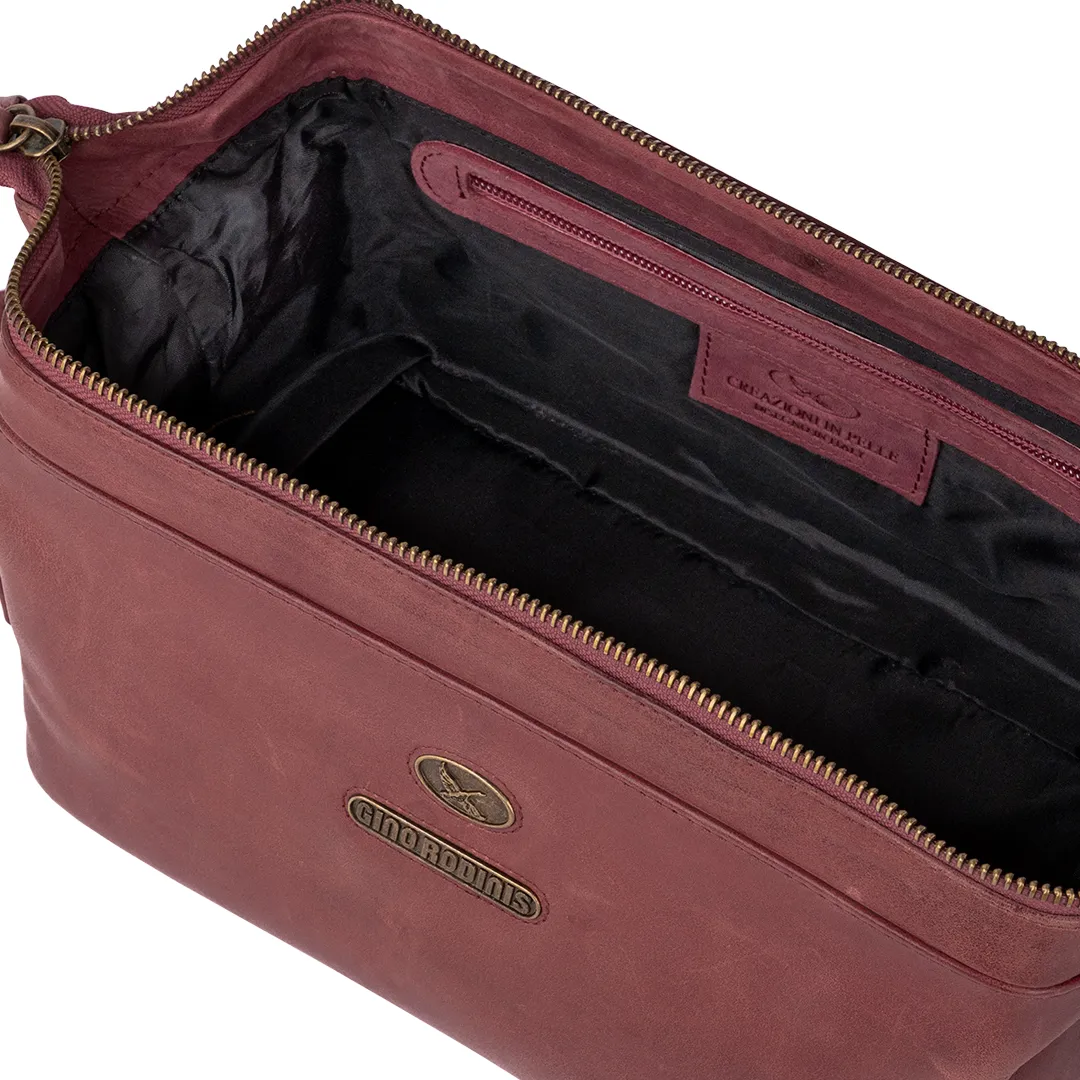 Necessaire de cuero 1316 Rojo - Imagen 7