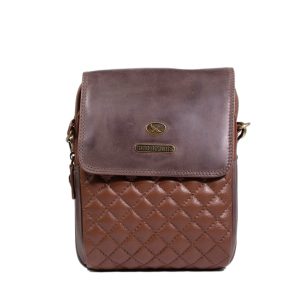 Morral de Cuero Hombre 2401 Café | Café Oscuro